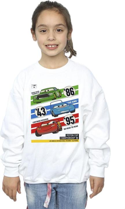 Actual product image Disney Girls Cars Piston Cup Champions Sweatshirt (140, 146)
