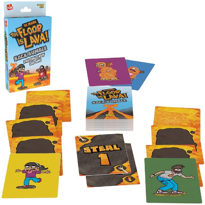 Actual product image Goliath Toys The Floor Is Lava Card Game (English)