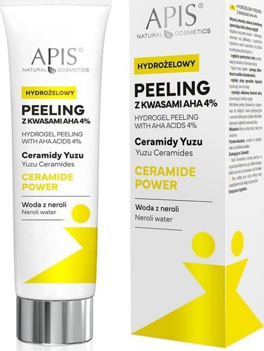 Actual product image Apis Natural Cosmetics Ceramide Power hydrożelowy peeling do twarzy z kwasami AHA 4% 100ml (Gel, 100 ml)