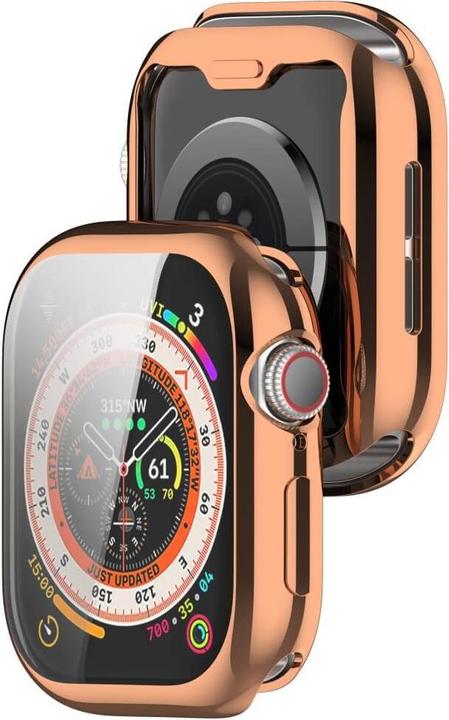 Produktbild Cover-Discount Apple Watch 10 - 42mm - Gummi Schutz Case Metall-Look