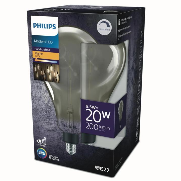Actual product image Philips Professional gray (E27, 6.50 W, 200 lm, 1 x, F)