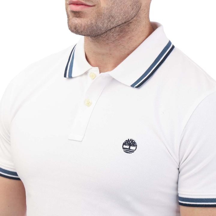 Produktbild Timberland Poloshirt Mit kontrastfarbenen Streifen kurzärmlig (S)