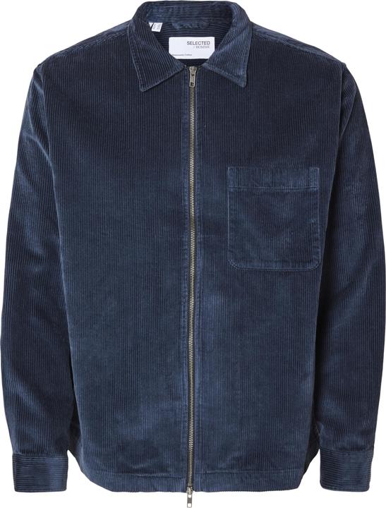 Selected Homme Slh-Jake Cord Overshirt Ls Zip Noos (M)
