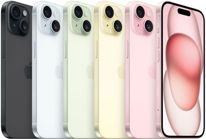 Image du produit Apple iPhone 15 (512 Go, Pink, 6.10", SIM + eSIM, 48 Mpx, 5G)