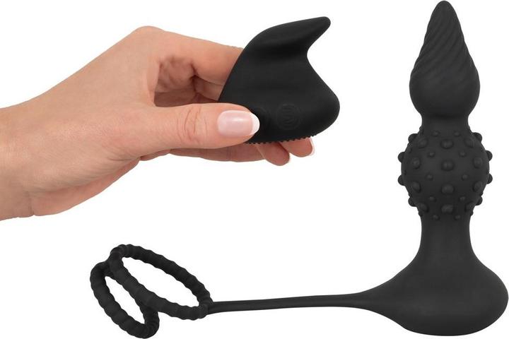 Produktbild Rebel Cock ring with RC butt plug (3.50 cm)
