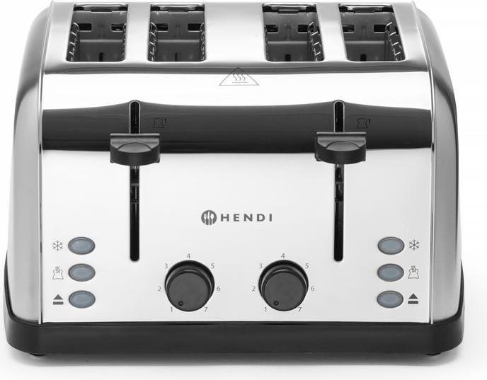 Actual product image Hendi Toaster 4-fold 240V/1500W