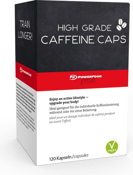 Produktbild PowerFood One High Grade Caffeine (120 Stück, Kapseln, 103 g)