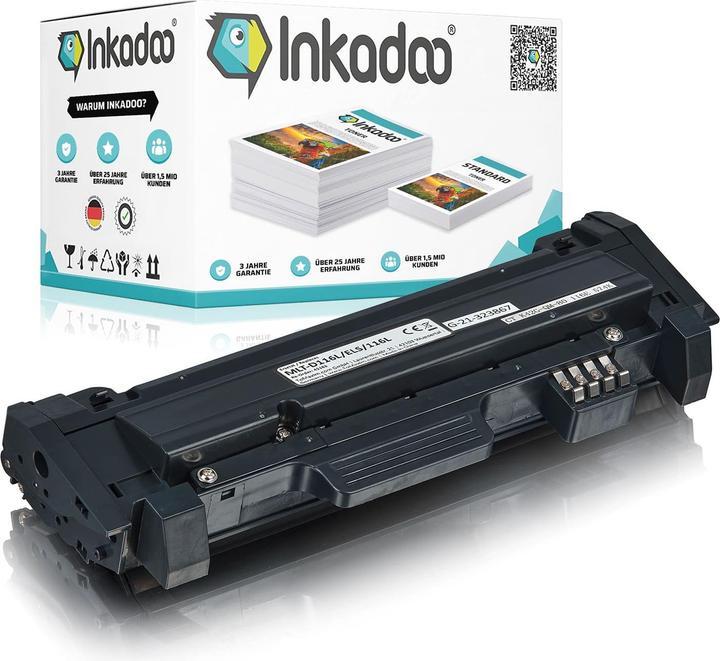Produktbild Inkadoo kompatibler Toner als Ersatz für MLT-D116L/ELS / 116L passend für Samsung SL-M 2620 SL-M 2625 SL-M (BK)