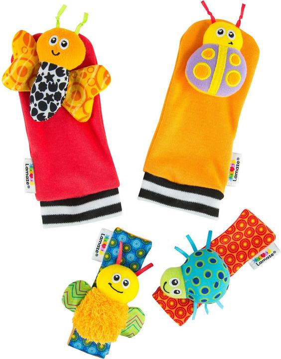 Actual product image Tomy Hand and foot rattle set