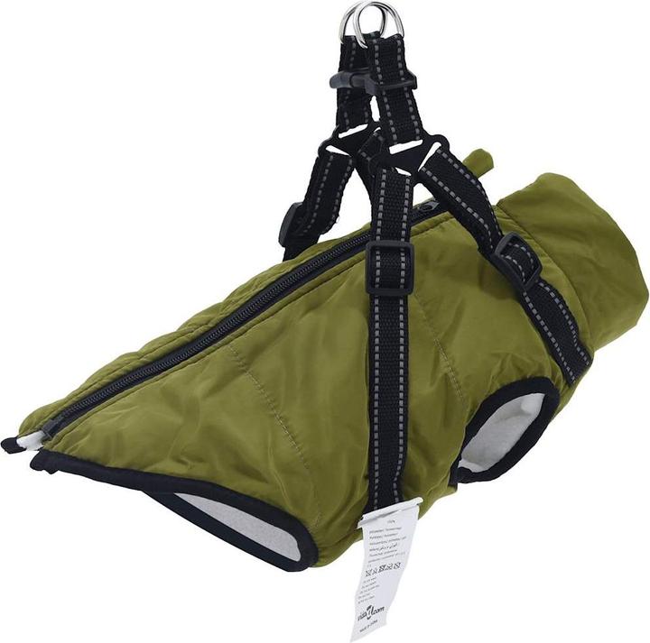 Immagine prodotto VidaXL Cappotto per cani con pettorina Impermeabile Riflettente (32, Cappotto per cani)