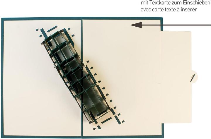 Immagine prodotto Hervorragend 3D Pop-up Palme auf Insel blau (1 pz.)