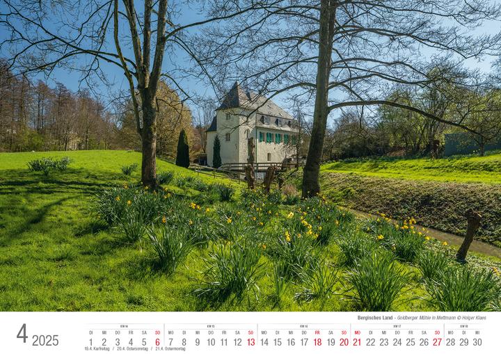 Produktbild Bergisches Land 2025 Bildkalender A3 quer, spiralgebunden (A3, Harter Einband, Deutsch)