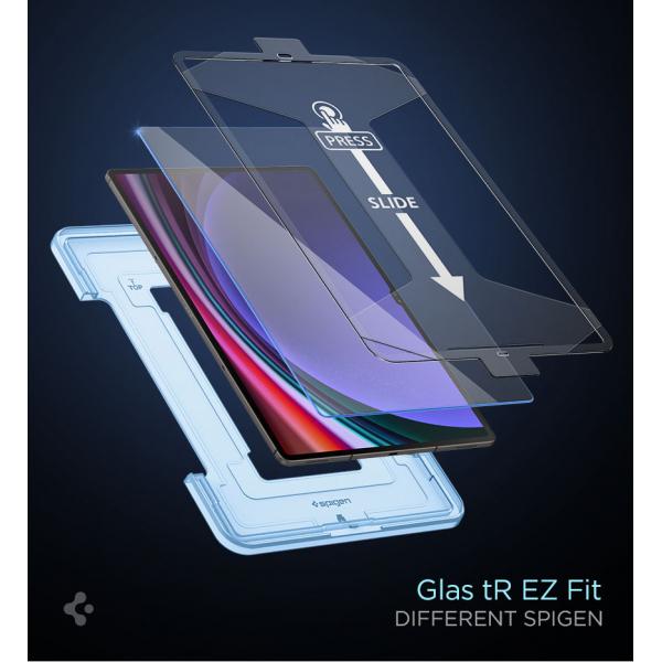 Produktbild Spigen Glas.TR Sam Tab S9 Ultra 14.6" X910/X916B "EZ FIT" szkło hartowane AGL06998 (1 Stück, Galaxy Tab S9 Ultra)
