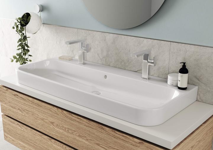 Actual product image Hansa Stela washbasin mixer, with pop-up waste, chrome-plated