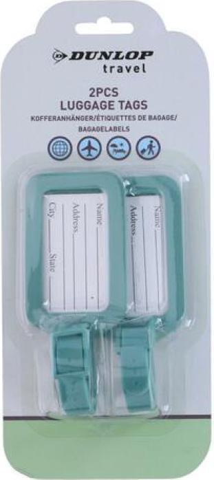 Image du produit Dunlop Etiquettes à bagages 2pcs 5x8,6x0,5cm (Porte-monnaie & porte-documents)