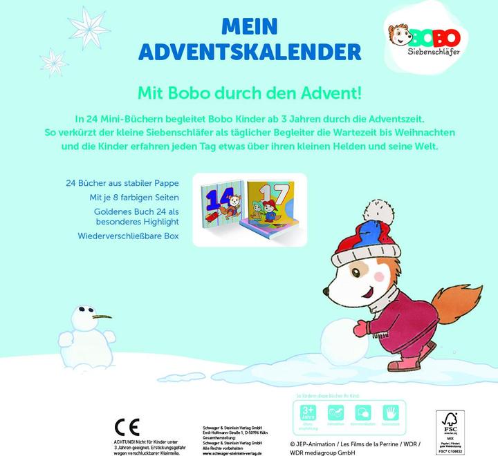 Actual product image My advent calendar Bobo Siebenschläfer