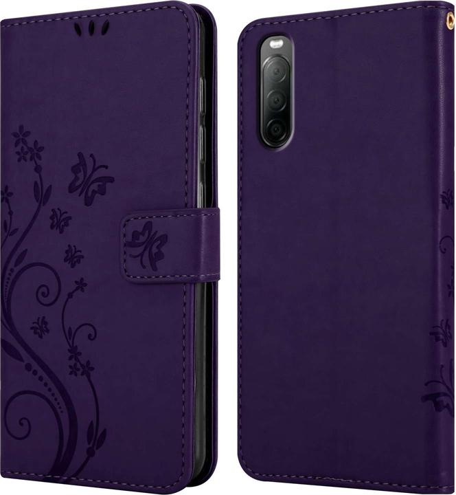 Produktbild Cadorabo Hülle für Sony Xperia 10 II mit Blumen Muster (Sony Xperia 10 II)