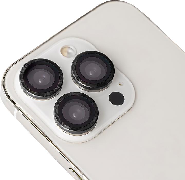 Produktbild OEM Brillenglas-Set für Samsung Galaxy A15 4G / 5G schwarzer Rahmen (3 Stück)