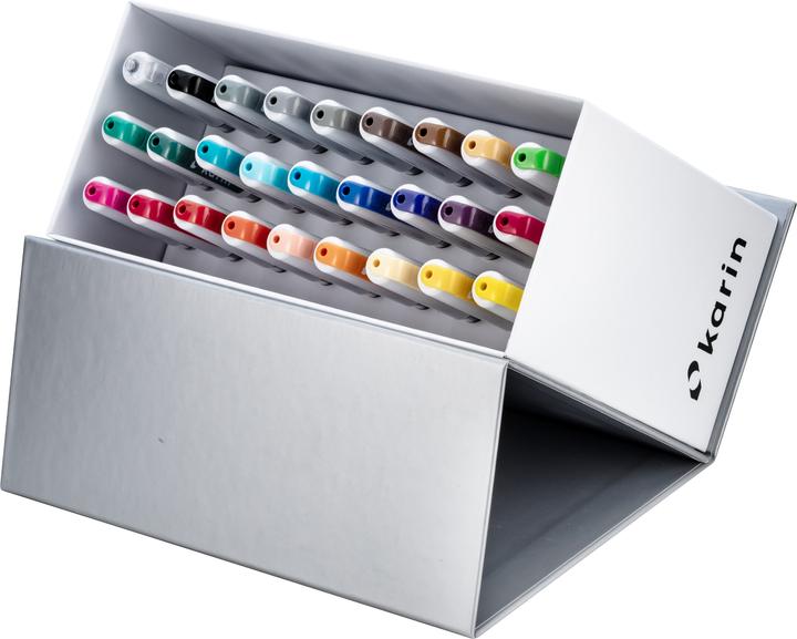 Actual product image Karin Real Brush Pen Pro 0.4mm (Multicoloured, 27 x)
