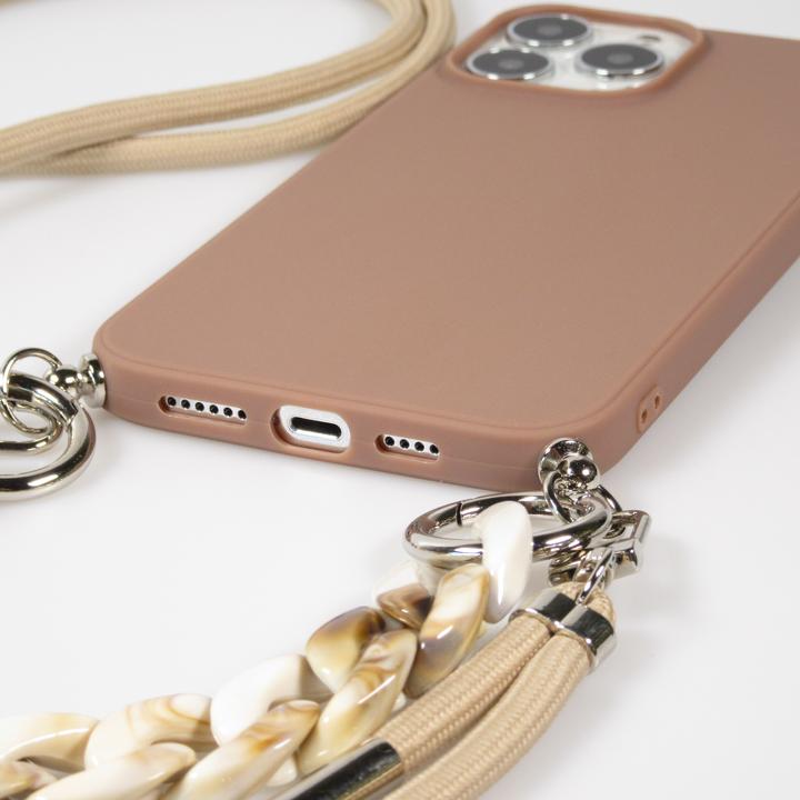 Immagine prodotto PhoneLook Coque Gel silicone avec corde collier & chaîne de pierre décorative (Apple iPhone 13 Pro Max)