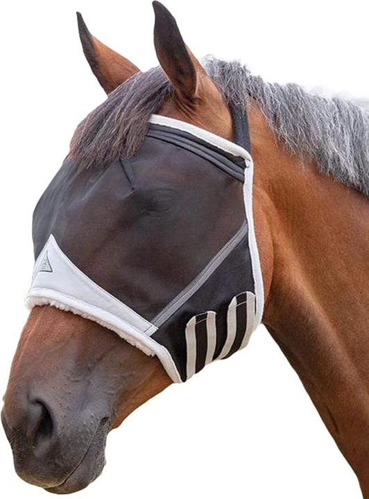 Shires Pferde Fliegenmaske Feines Netzmaterial Ohne Ohren