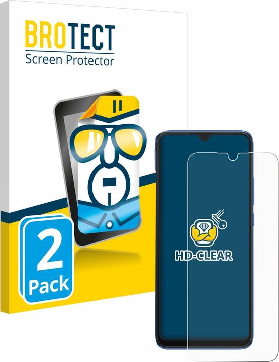 Produktbild BROTECT Schutzfolie Displayschutz Klar (2 Stück, Xiaomi Redmi 10C)