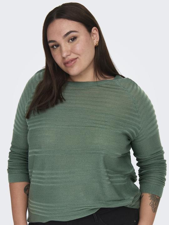 Produktbild Only Curvy gemusterter Strickpullover (54, XL)