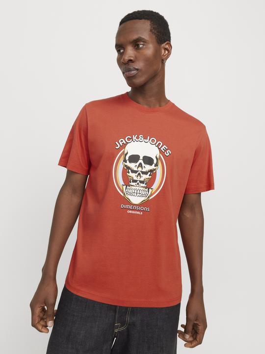 Actual product image Jack & Jones Joranatomy Skull Tee Ss Crew Neck Ln (XL)