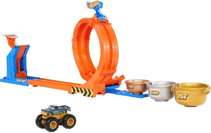 Immagine prodotto Hot Wheels Monster Trucks 2-in-1 Loop & Flip Challenge