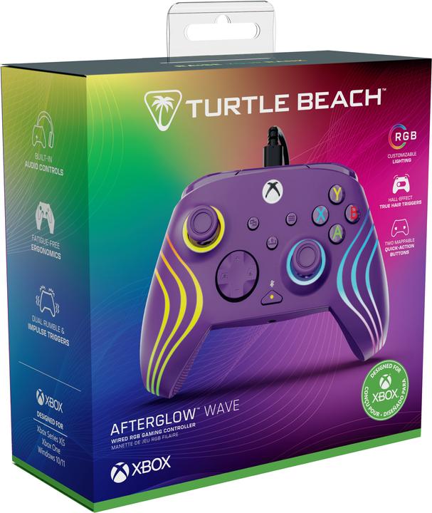 Actual product image Turtle Beach Afterglow Wave Wired Controller · XB · Purple (Xbox Series X, Windows, Xbox One S)