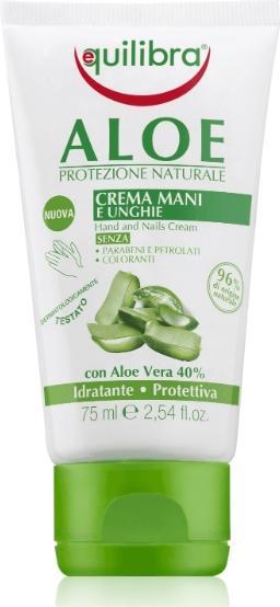 Immagine prodotto Equilibra Aloe Protezione Naturale Crema Mani e Unghie Crema Mani all'Aloe Vera 75Ml (75 ml)