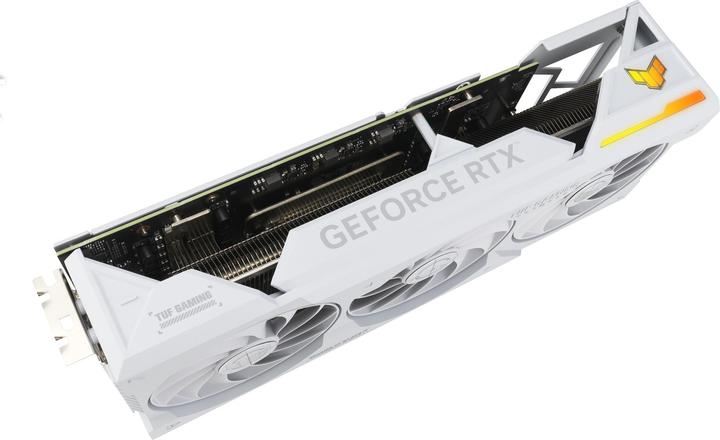 Actual product image ASUS TUF-RTX4070TIS-O16G-BTF-WHITE only BTF compatible (16 GB)
