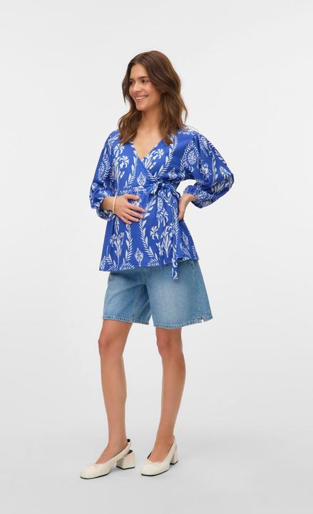 Image du produit Vero Moda Maternity Normal geschnitten V-Ausschnitt Top Top (L)