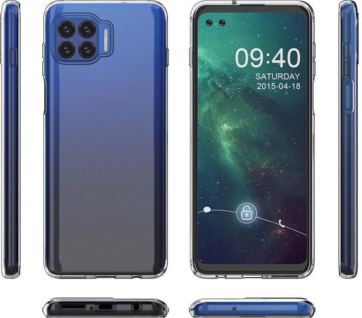 Actual product image Hurtel Ultra Clear 0.5mm Case Gel TPU Cover for Motorola Moto G 5G Plus transparent (Motorola Moto G 5G Plus)
