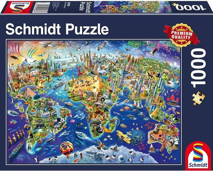 Actual product image Schmidt Spiele Discover our world (1000 pieces)