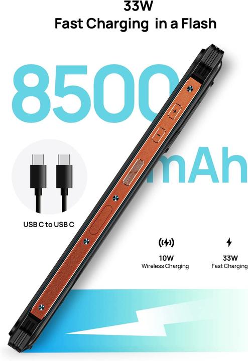Produktbild Doogee V10 5G (128 GB, Golden Orange, 6.39", Dual SIM, 48 Mpx, 5G)