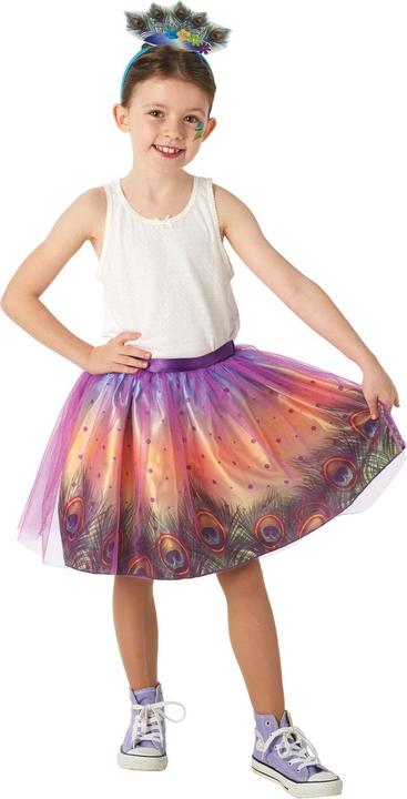 Actual product image Bristol Novelty Childrens/Kids Peacock Tutu Skirt Costume (One size)
