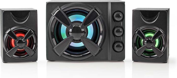 Actual product image Nedis Gaming Speaker | Speaker Channels: 2.1 | Power Supply via USB | 3.5 mm Plug | 33