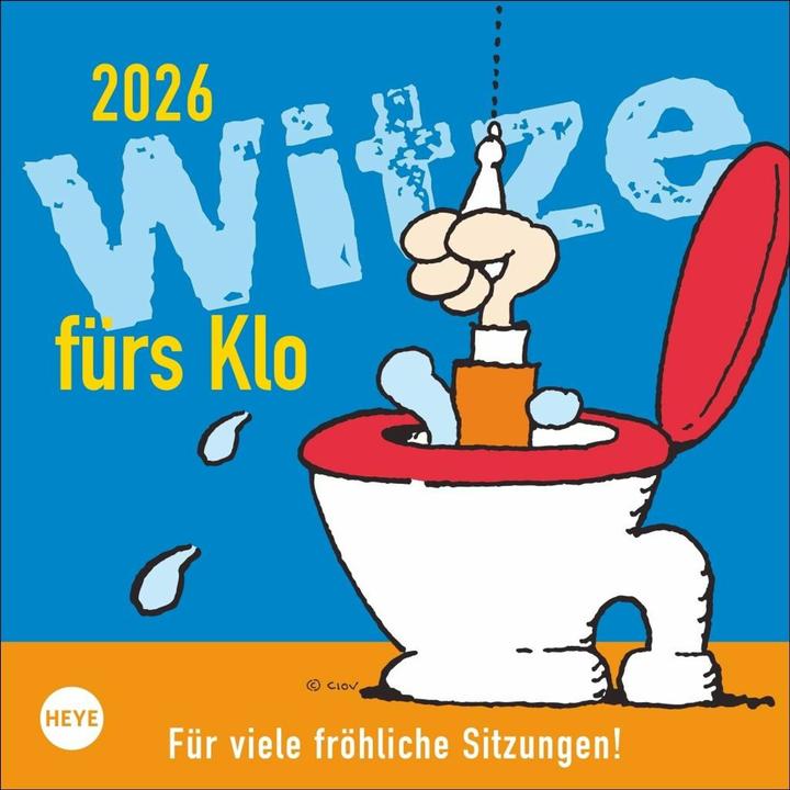 Immagine prodotto Witze fürs Klo Kalender 2026 (Copertina rigida, Tedesco)