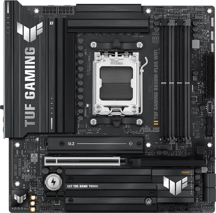 Actual product image ASUS TUF Gaming B850M-Plus Wifi (AM5, AMD B850, mATX)