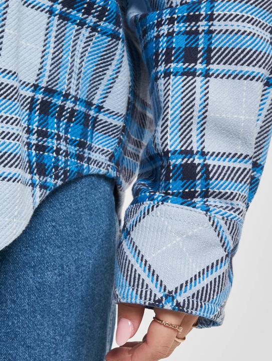 Actual product image Tommy Hilfiger Tommy Jeans Check Half Zip Overshirt - 86535 (XS)
