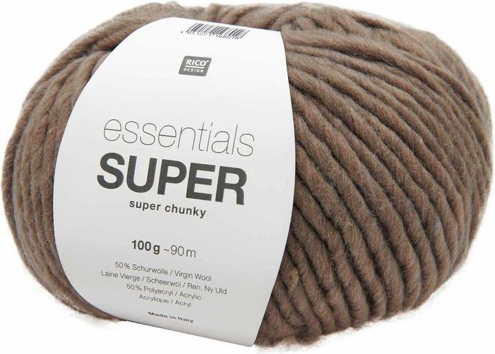 Produktbild Rico Design Wolle Essentials Super Super Chunky 100 gr, Taupe (90 m)