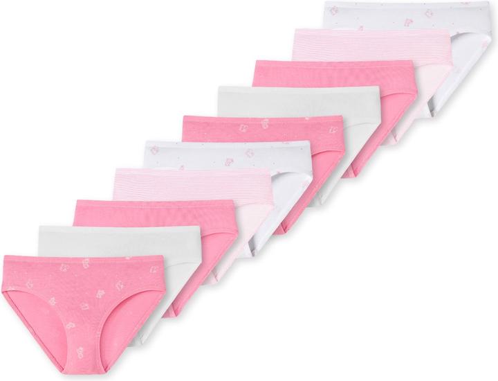 Schiesser 10er Pack 95/5 Kids Girls Organic Cotton Slips