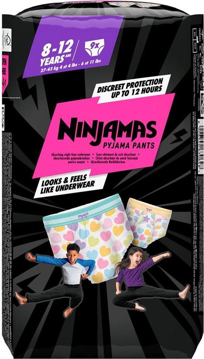 Actual product image Pampers For girls 8-12 yrs (Size L, Pack, 9 Piece)