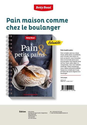 Image du produit Betty Bossi Livre de cuisine Pain & petits pains (Français, Collectif, 2019)