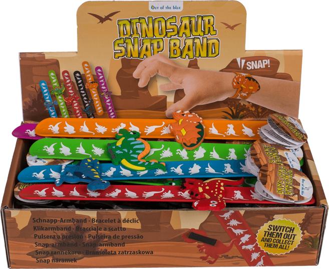 Produktbild Out of the blue Schnapp-Armband, Dinosaurier assortiert (21.50 cm, Silikon und PVC)