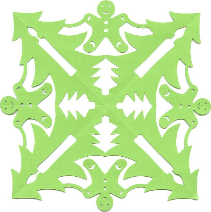 Immagine prodotto Papier-Schneeflocken (Tedesco, Annemarie Vermaak, 2020)