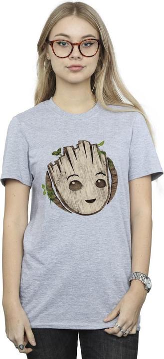Produktbild I Am Groot Wooden Head TShirt (M)