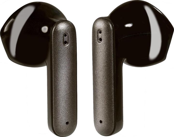 Immagine prodotto Vivanco Auricolari Bluetooth True Wireless, custodia in metallo, modalità a bassa latenza, antracite (180 h, Senza fili)