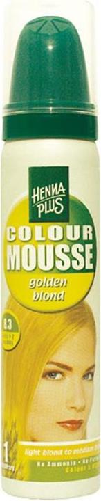 Actual product image Hennaplus Colour Mousse (8.3 Golden blonde)